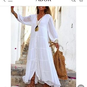 Beautiful long sleeve xl coverup